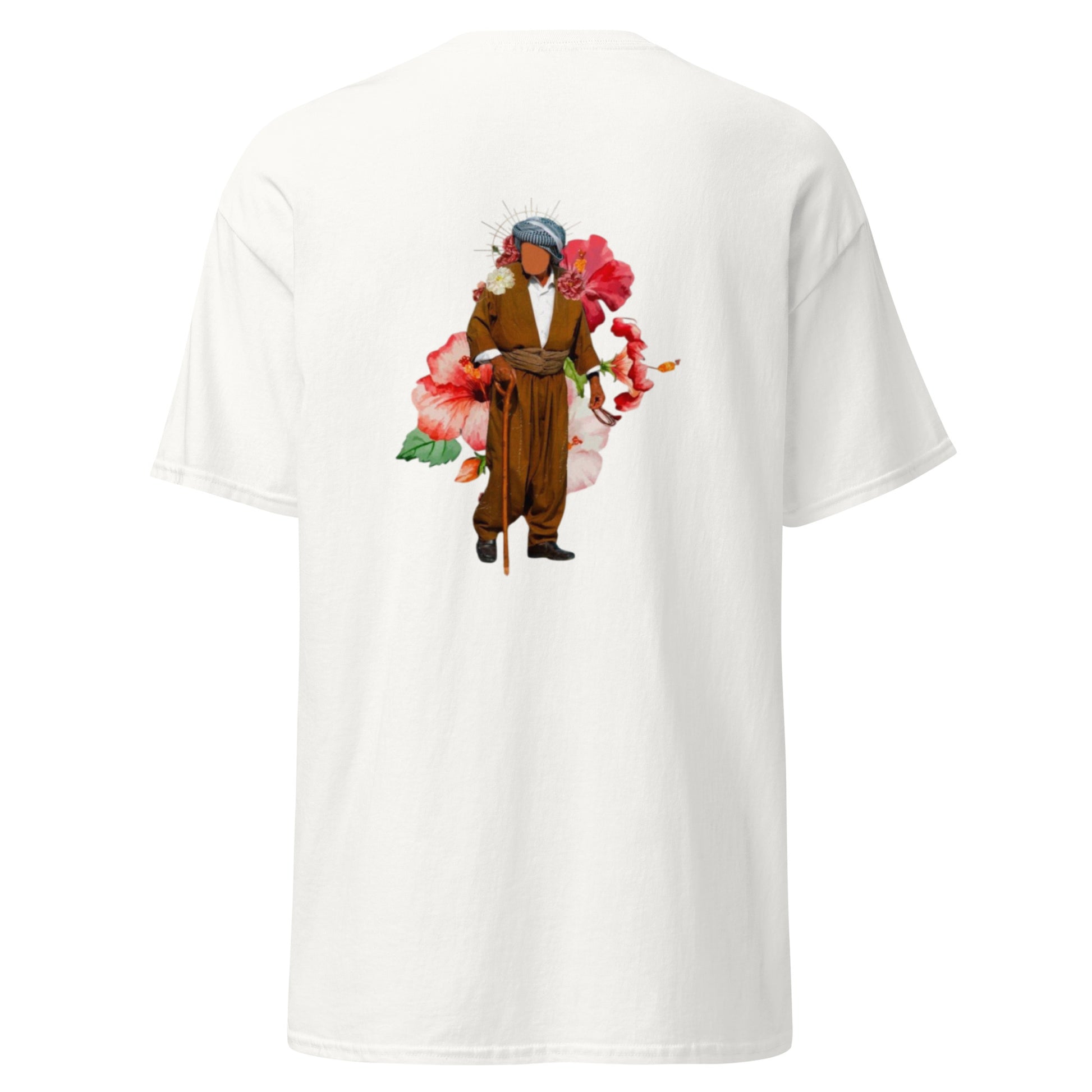 Kurdish Man T-Shirt | Back Side Printing | Kurdish Unisex Tee - Kurdish Identity T-Shirt | MarsoniPrint