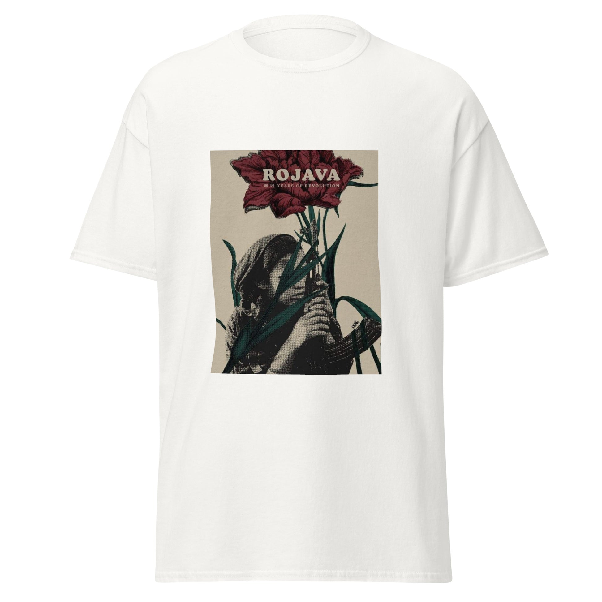 Rojava T-Shirt | Kurdish Revolution Unisex Tee - Kurdish Identity T-Shirt | MarsoniPrint