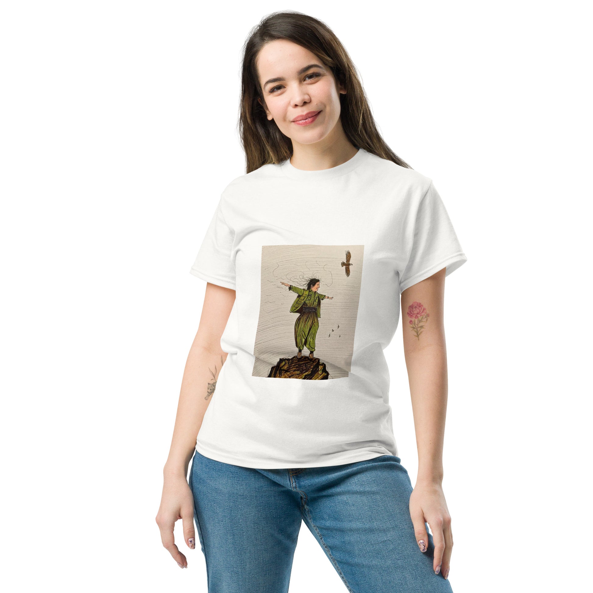 Kurdistan Gerilla T-Shirt | Kurdish Warrior Unisex Tee - Kurdish Identity T-Shirt | MarsoniPrint