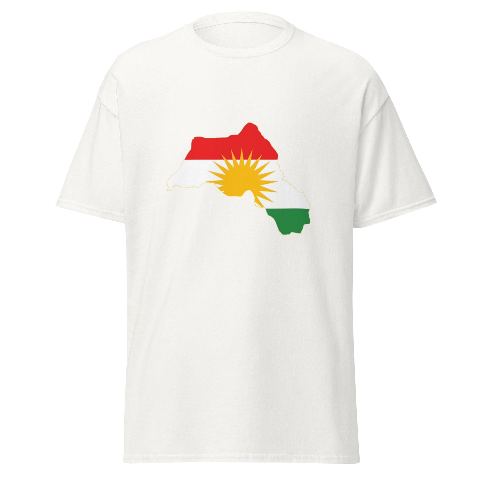 Kurdistan Map T-Shirt | Kurdish Identity Unisex Tee - Kurdish Identity T-Shirt | MarsoniPrint