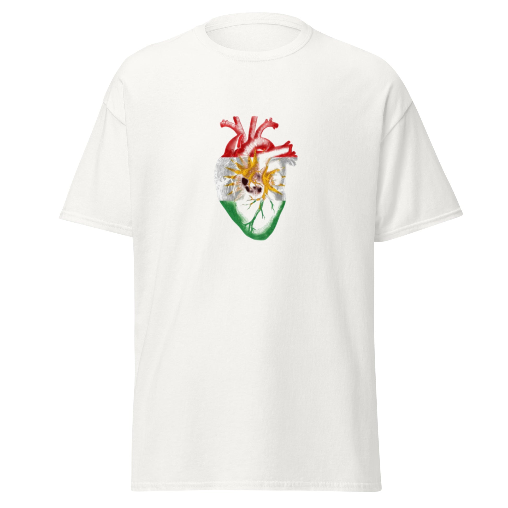 Kurdistan Heart T-Shirt | Kurdish Identity Unisex Tee - Kurdish Identity T-Shirt | MarsoniPrint