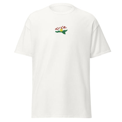 Kurdistan Mountains Embroidered T-Shirt, MarsoniPrint - Kurdish Identity T-Shirt | MarsoniPrint