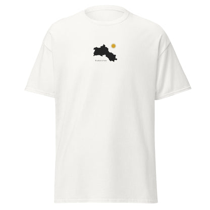 Kurdistan Map T-Shirt, Embroidered Classic Tee, MarsoniPrint - Kurdish Identity T-Shirt | MarsoniPrint
