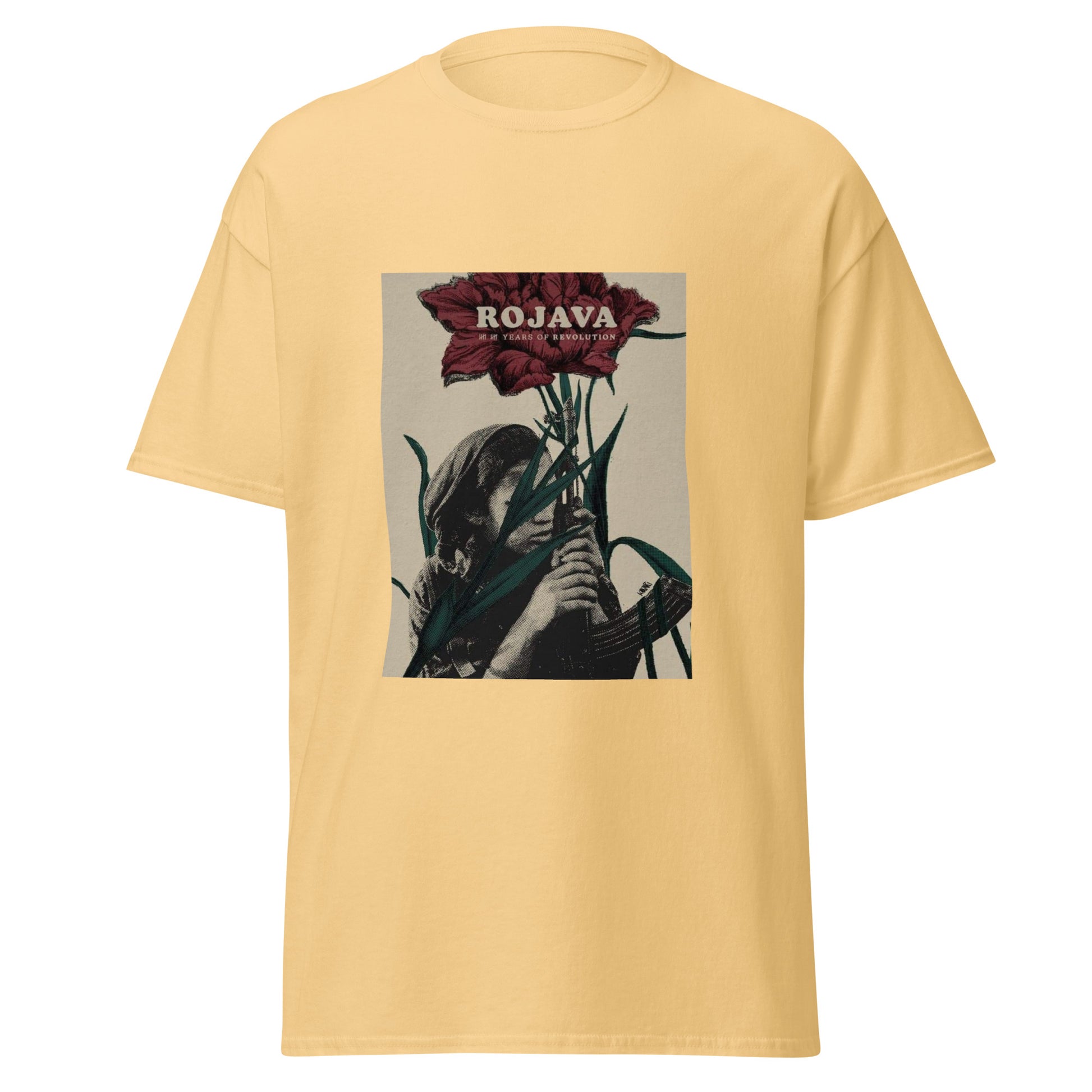 Rojava T-Shirt | Kurdish Revolution Unisex Tee - Kurdish Identity T-Shirt | MarsoniPrint