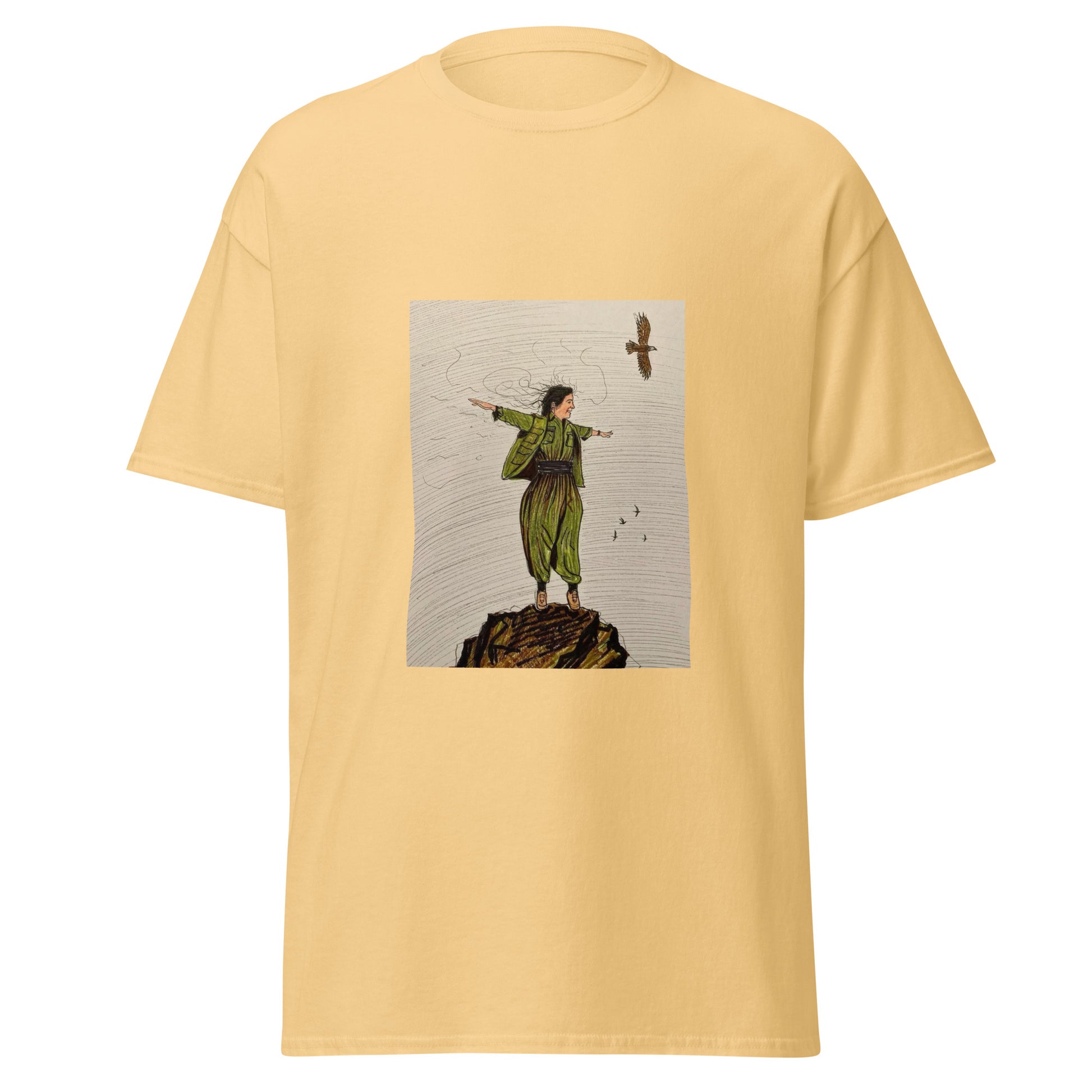 Kurdistan Gerilla T-Shirt | Kurdish Warrior Unisex Tee - Kurdish Identity T-Shirt | MarsoniPrint