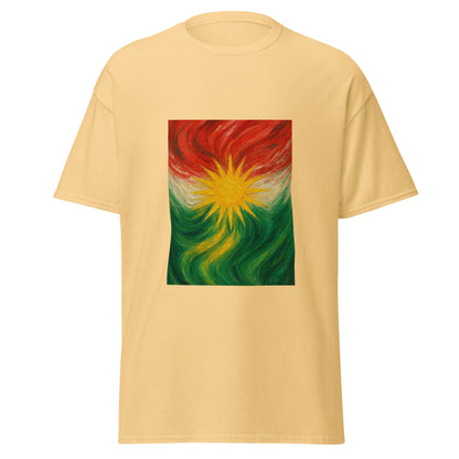 Kurdistan Flag T-Shirt | Special Design | Kurdish Unisex Tee - Kurdish Identity T-Shirt | MarsoniPrint