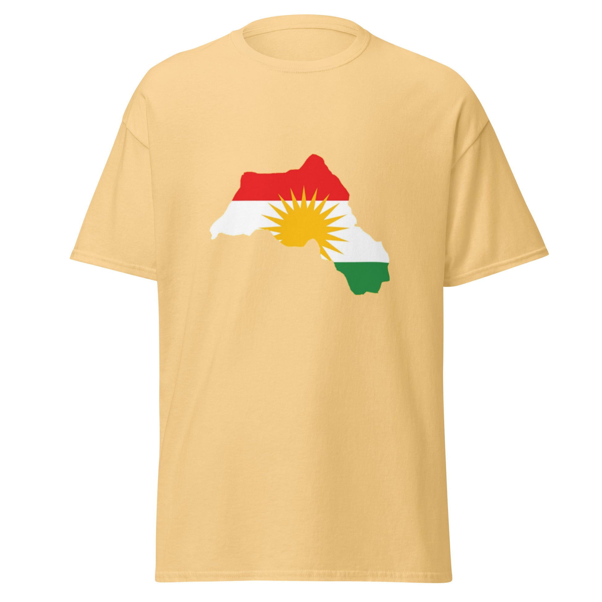 Kurdistan Map T-Shirt | Kurdish Identity Unisex Tee - Kurdish Identity T-Shirt | MarsoniPrint