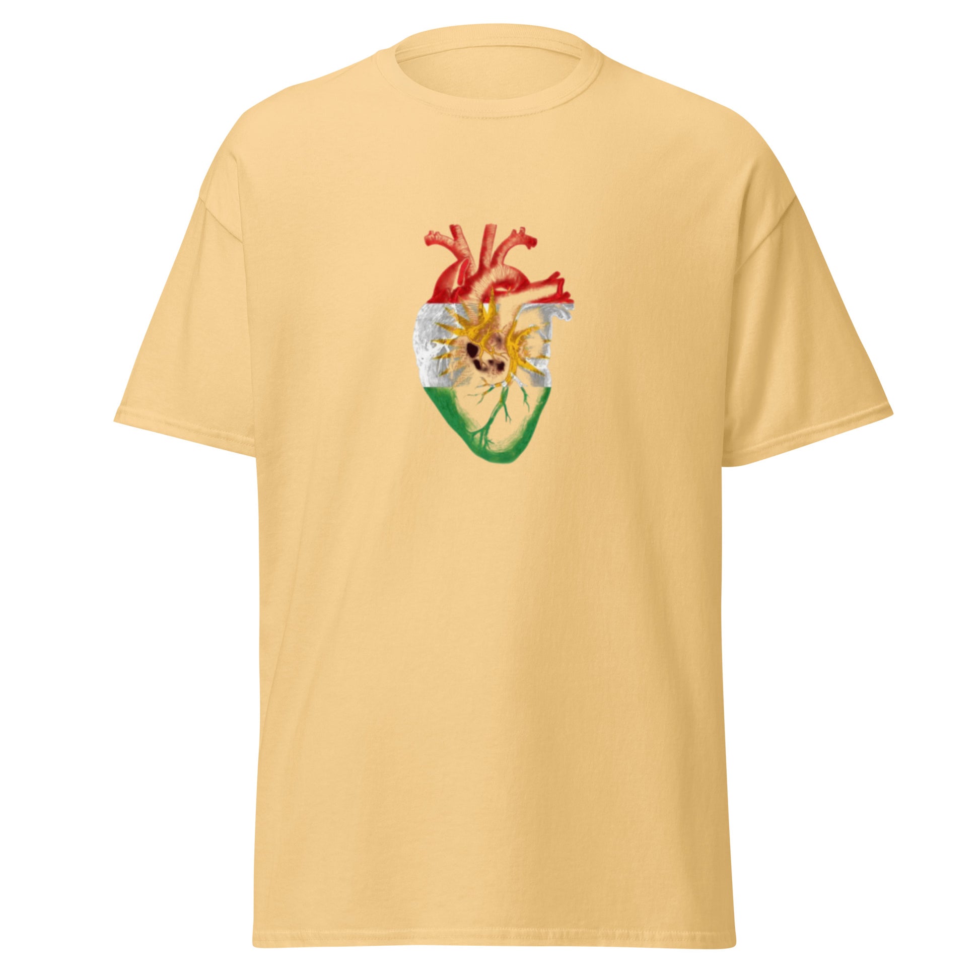 Kurdistan Heart T-Shirt | Kurdish Identity Unisex Tee - Kurdish Identity T-Shirt | MarsoniPrint