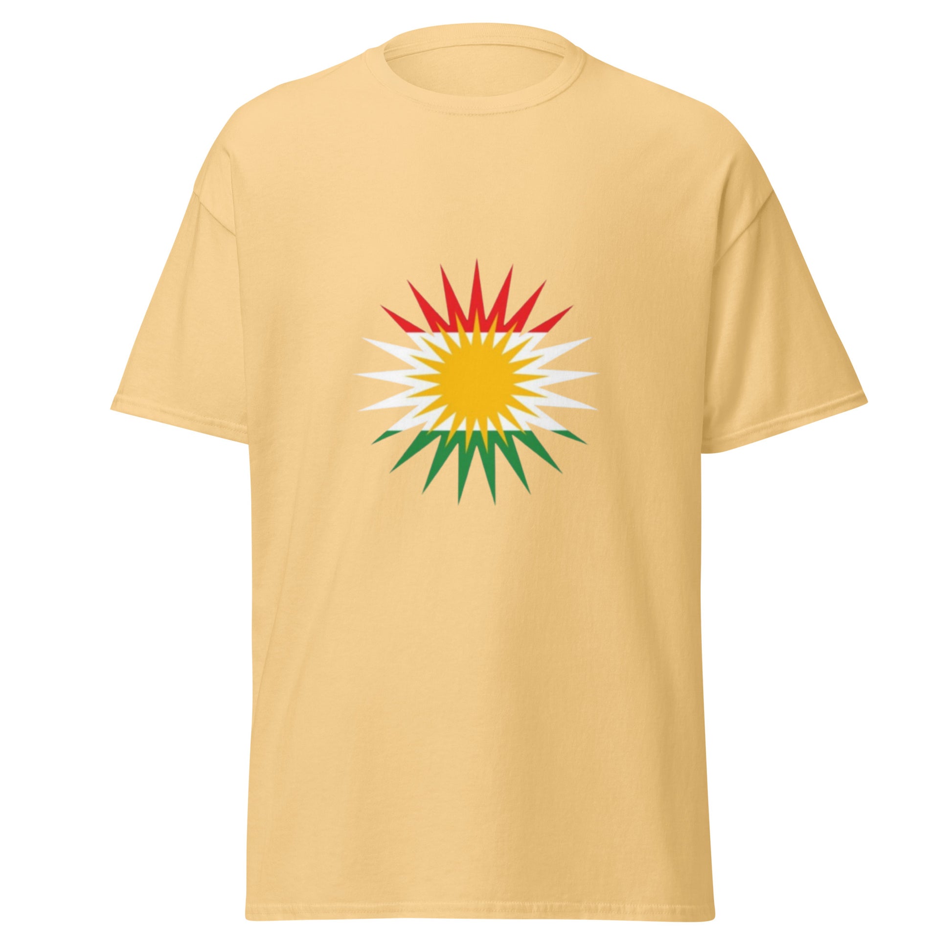 Roj Kurdistan Flag T-Shirt | Kurdish Unisex Tee - Kurdish Identity T-Shirt | MarsoniPrint